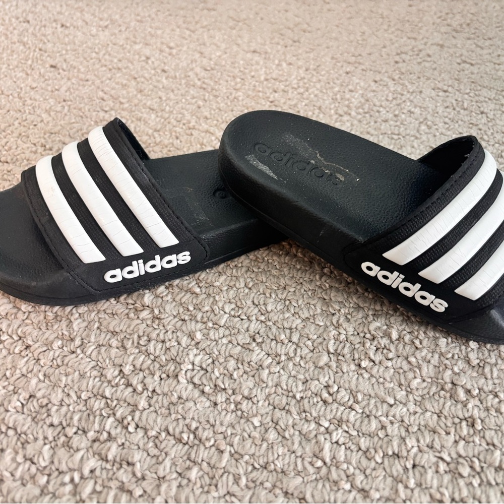 adidas Kids Black Sandals